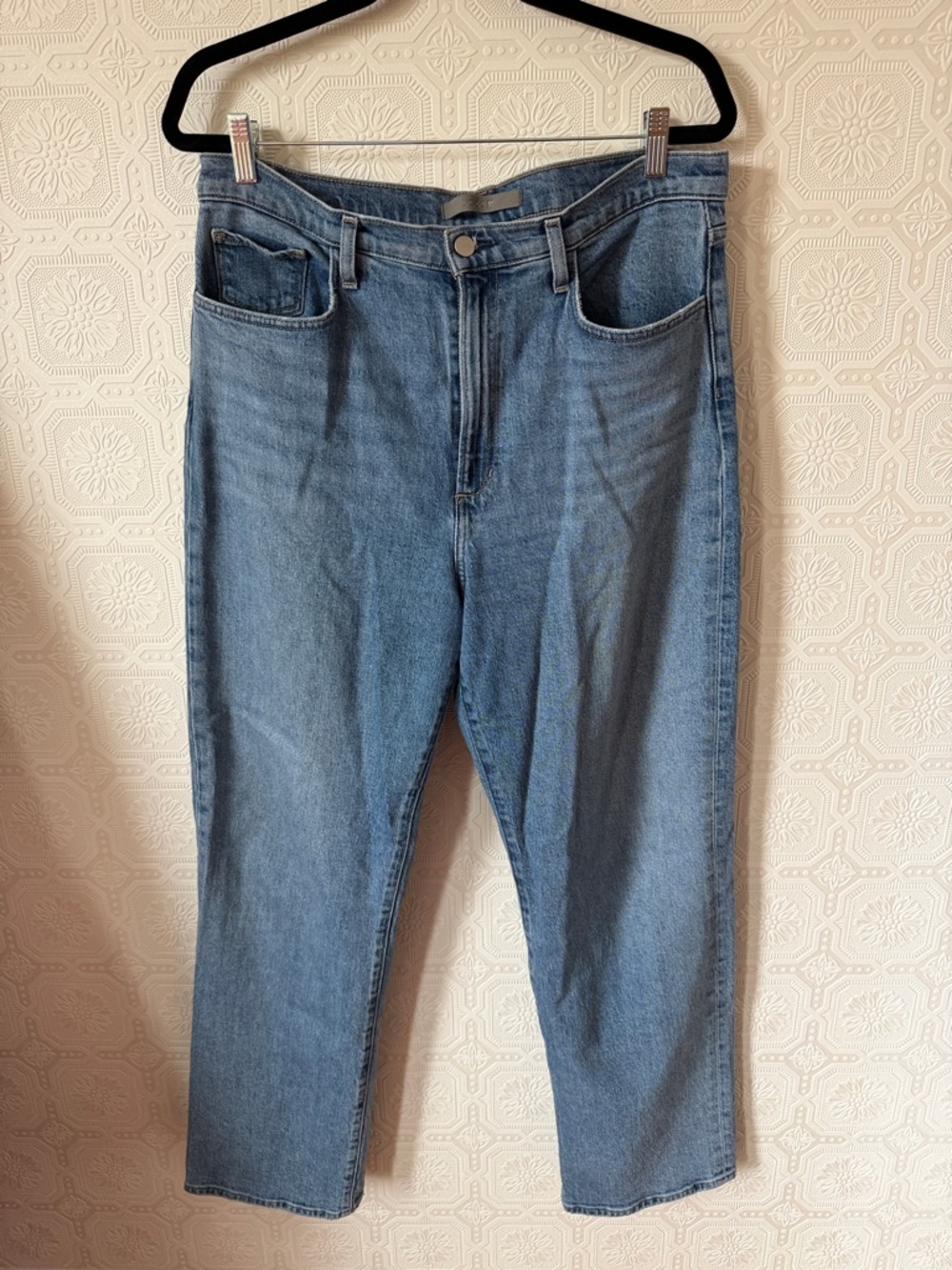 Joe's The Margot High Waist Relaxed Straight Leg Jeans (Good Eye) Size 32 - Picture 3 of 9